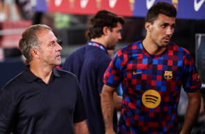 Hansi Flick, técnico del Barcelona