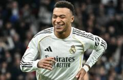 Kylian Mbappé, delantero del Real Madrid.