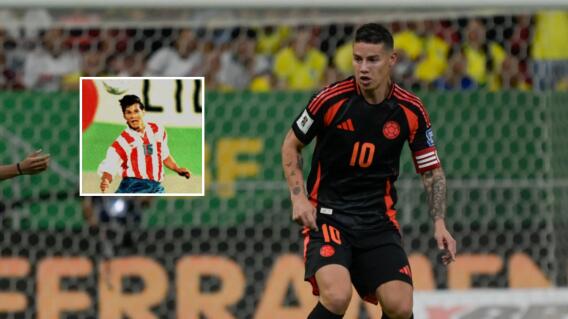 Miguel Ángel Benítez, exjugador de Paraguay, se refirió a la actualidad de James Rodríguez