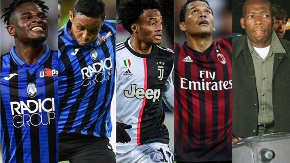 353756_BLU Radio. Goleadores colombianos en la historia de la Serie A. Fotos: AFP 353756_BLU Radio. Goleadores colombianos en la historia de la Serie A. Fotos: AFP