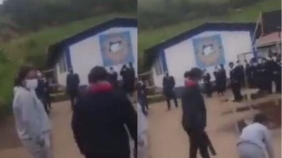 Rectora de un colegio de Ecuador es denunciada por darle correazos a los estudiantes Rectora de un colegio de Ecuador es denunciada por darle correazos a los estudiantes