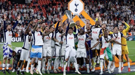 Tottenham es el nuevo campeón de la Europa League. 