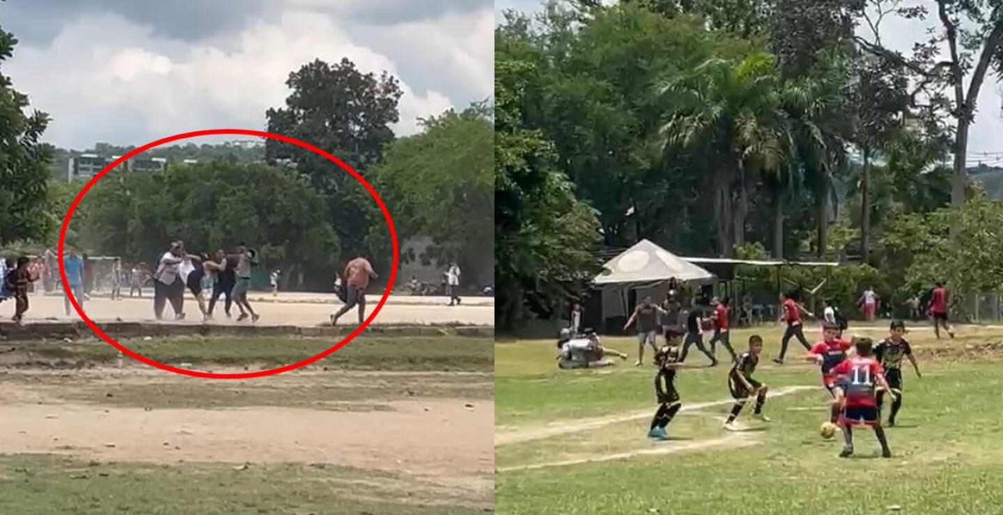 Padres de familia se fueron a los golpes durante torneo infantil en Floridablanca.jpg