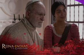 Catalina le reclama al padre que no le haya avisado su llegada - La Reina de Indias