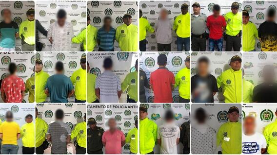 358117_Capturados por cometer presuntos delitos sexuales. Foto: Policía