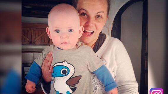 10948_BLU Radio-La Kalle. Carolina Sabino y su hijo. Foto Instagram @sabinocaro 10948_BLU Radio-La Kalle. Carolina Sabino y su hijo. Foto Instagram @sabinocaro
