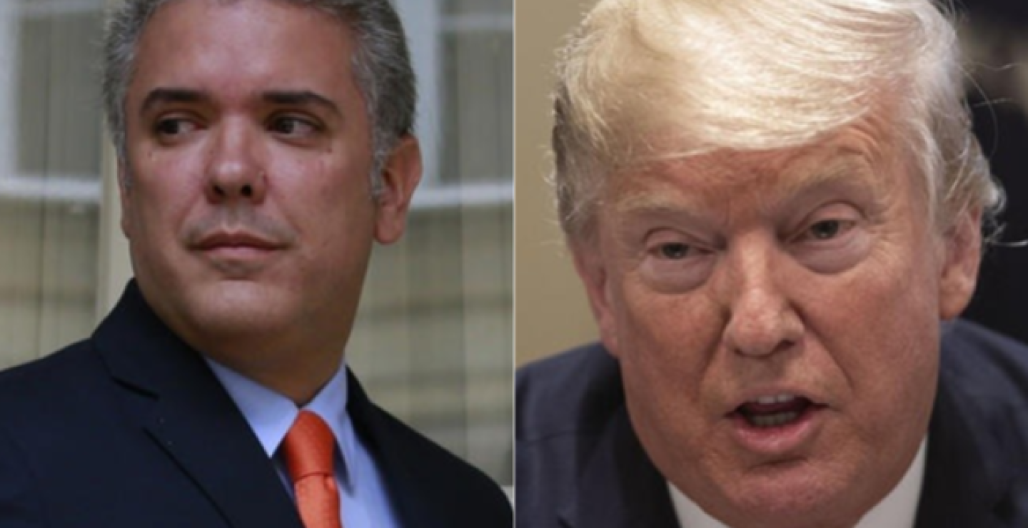 326906_BLU Radio. Ivan Duque-Donald Trump / Foto: AFP