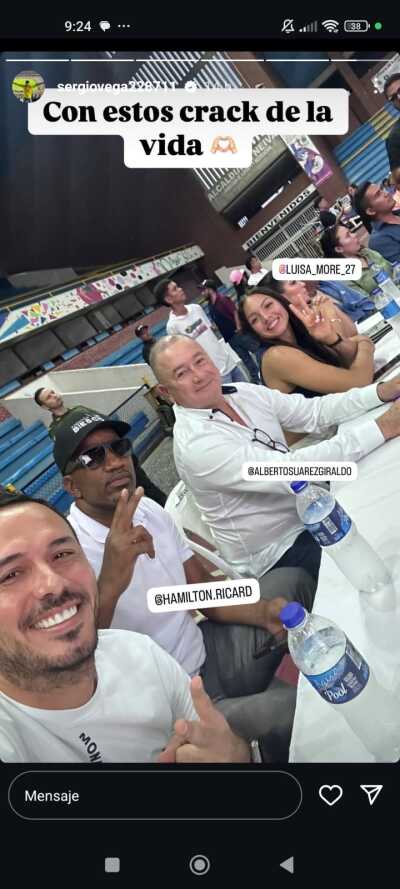 Hamilton Ricard, Alberto Suárez y Luisa Agudelo. Hamilton Ricard, Alberto Suárez y Luisa Agudelo.