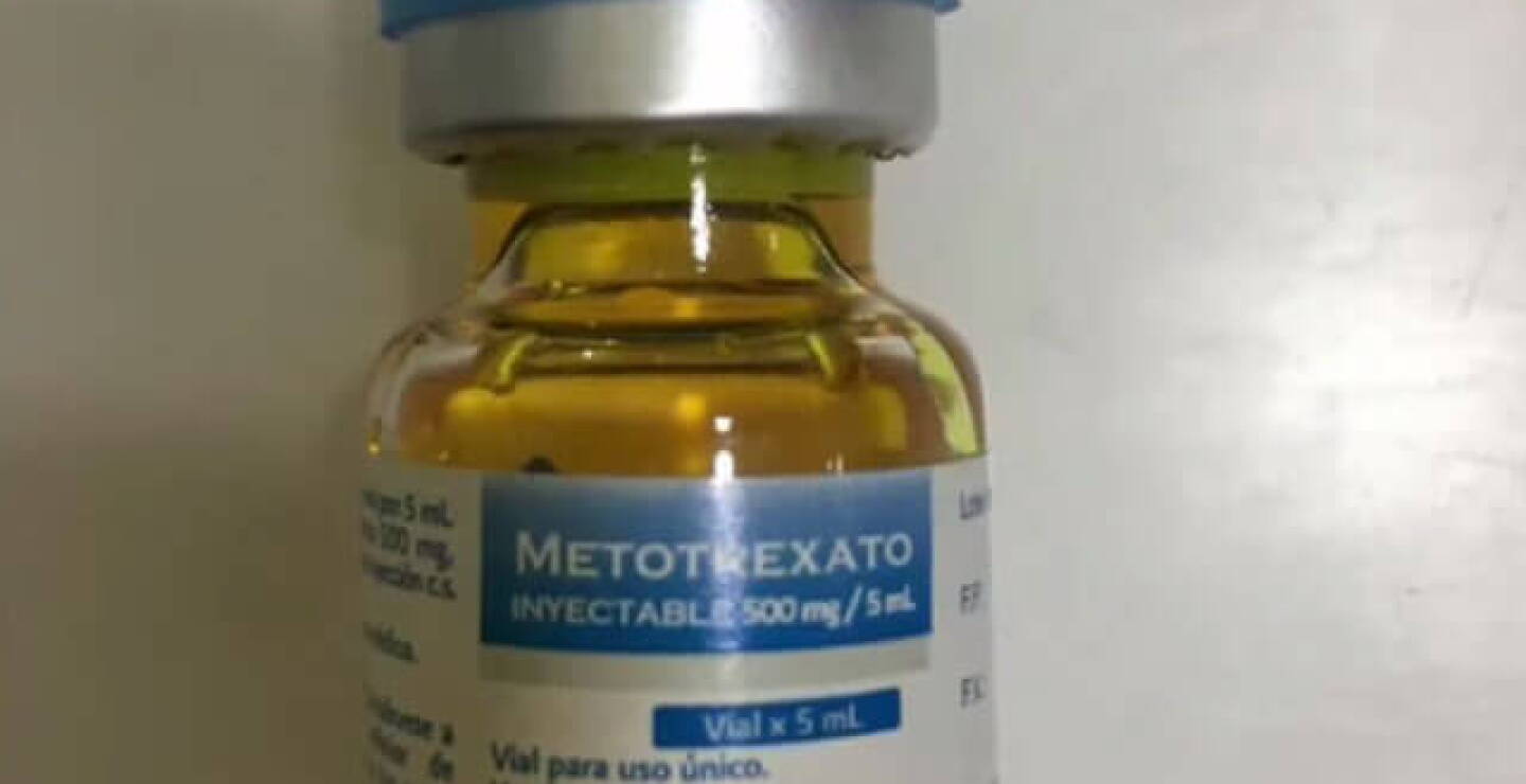 Invima retira del mercado el metotrexato en solución inyectable.