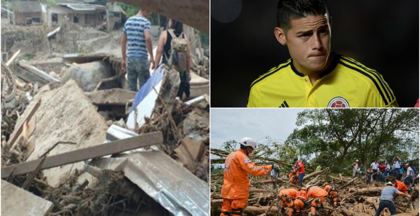 281551_BLU Radio. James Rodríguez y su solidaridad con Mocoa - AFP