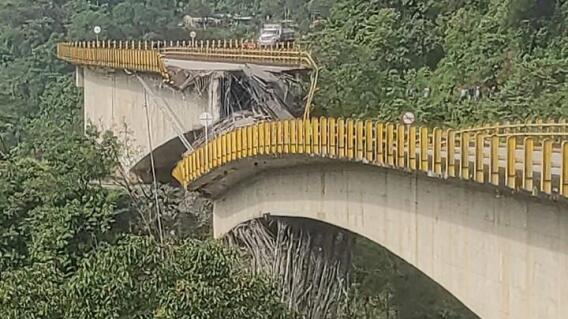 Por qué se cayó el puente Los Grillos que conectaba a los llanos: esto informó el Invías Por qué se cayó el puente Los Grillos que conectaba a los llanos: esto informó el Invías