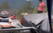 Accidente vía La Vega