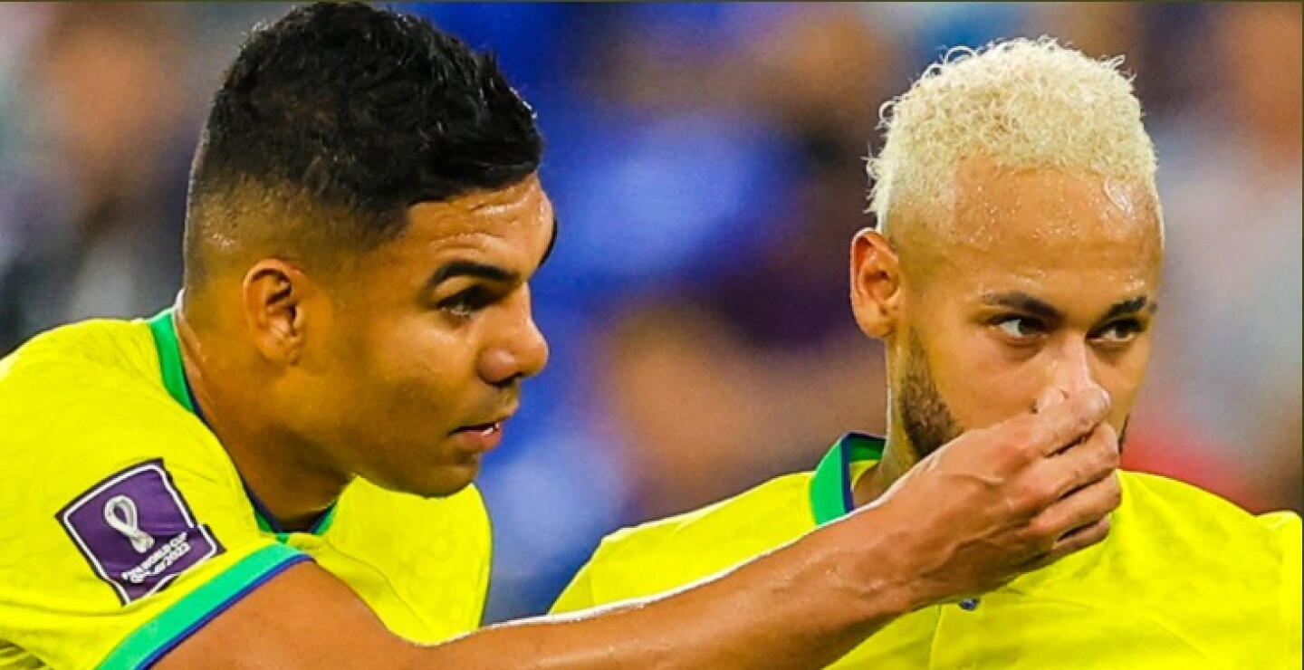 Casemiro y Neymar