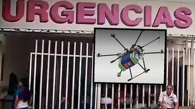 Dron que transporta muestras médicas ya comenzó a funcionar oficialmente en Cali