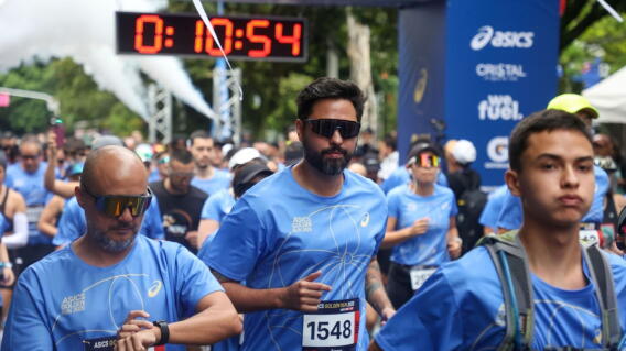 Carrera atlética en Medellín.
