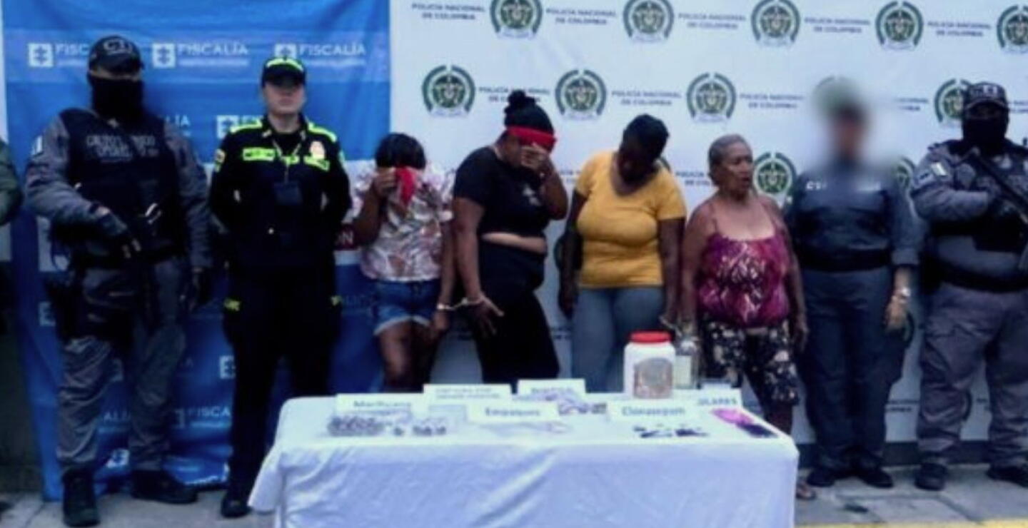 Mujeres usaban fachada de venta de plantas medicinales para hacer narcomenudeo en el centro de Cali