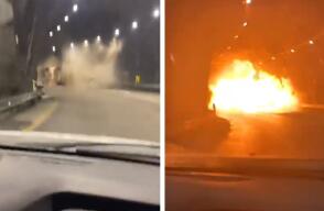Emergencia en vía al Llano: video del momento de explosión de tractomula que transportaba nafta