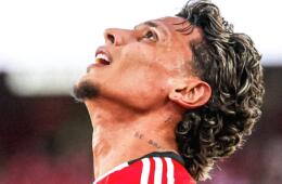 Richard Ríos, volante del Benfica. 