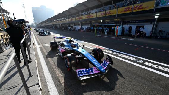 Monoplazas durante el GP de Azerbaiyán 2023 Monoplazas durante el GP de Azerbaiyán 2023
