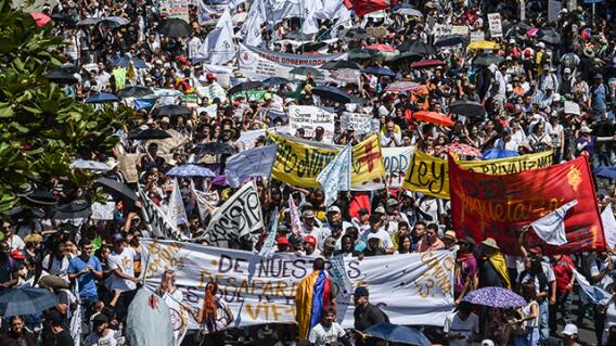 Marchas en Medellín