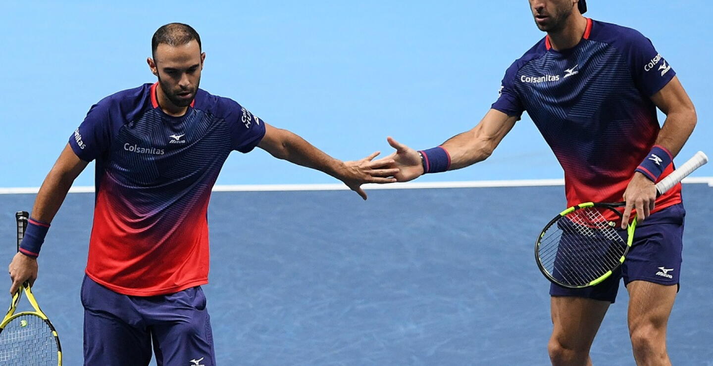 354966_BLU Radio. Juan Sebastián Cabal - Robert Farah. Foto: AFP
