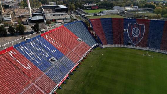Estadio Pedro Bidegain donde juega San Lorenzo. 