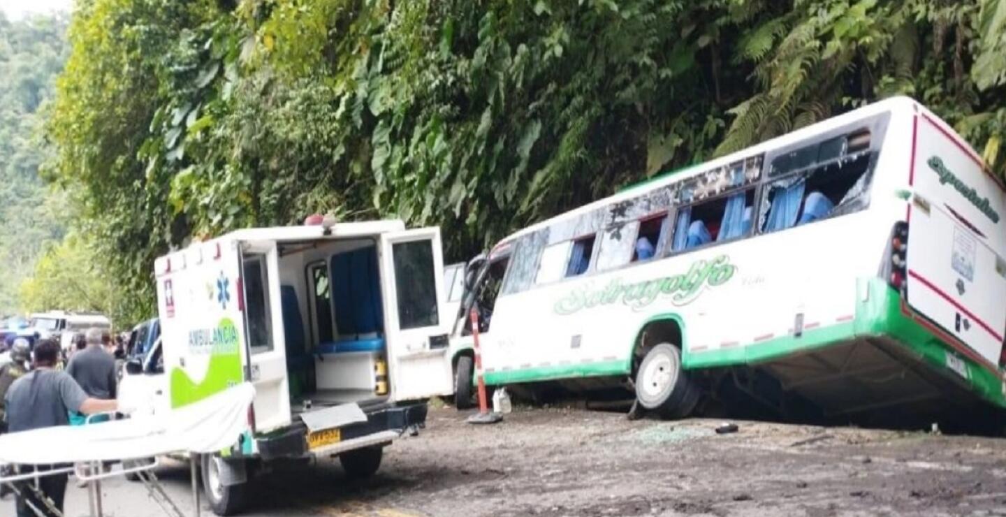 Cuatro muertos dejó accidente de bus en Mutatá, Uraba antioqueño 