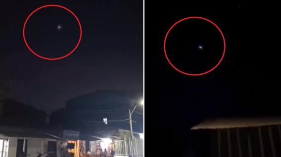 Luces que parecían ovnis Luces que parecían ovnis