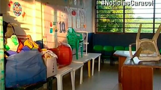 Desalmados rateros dejaron sin alimentos a niños de una humilde escuela en Bolívar