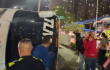 Aparatoso accidente en Bello, Antioquia,