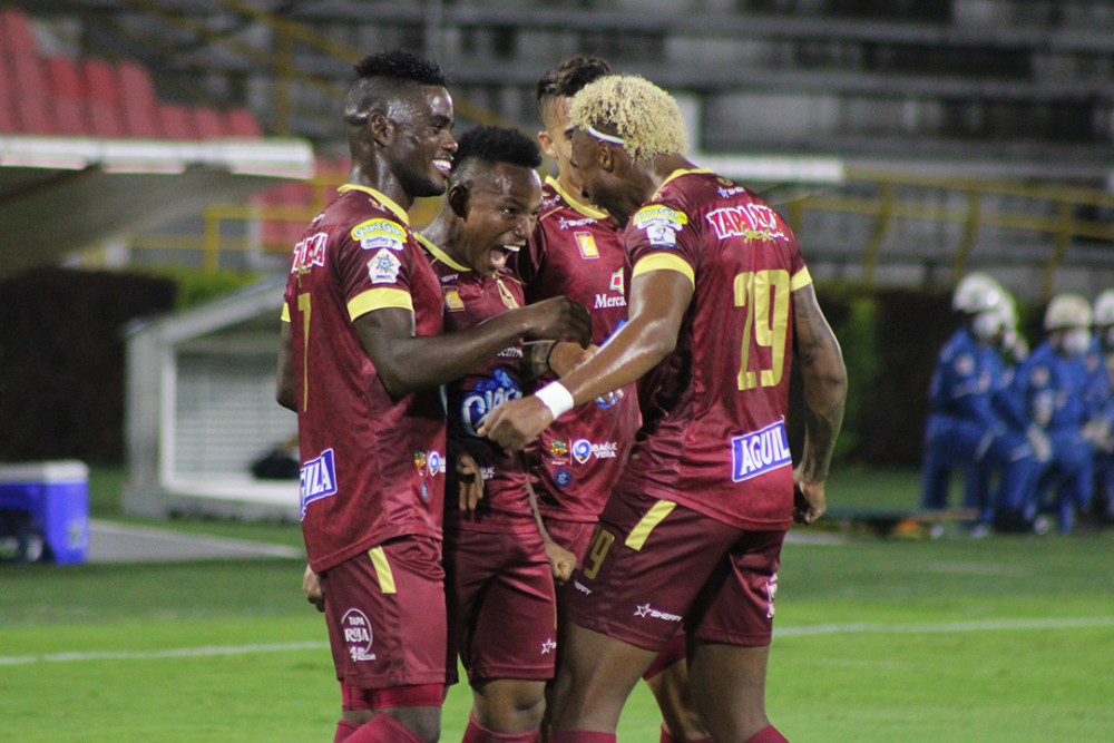 Jugadores del Deportes Tolima. Colprensa.png