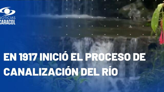 Así es el curso del río San Francisco, afluente insignia de Bogotá tapado por la avenida Jiménez Así es el curso del río San Francisco, afluente insignia de Bogotá tapado por la avenida Jiménez