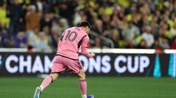 Lionel Messi celebra con el Inter Miami Lionel Messi celebra con el Inter Miami
