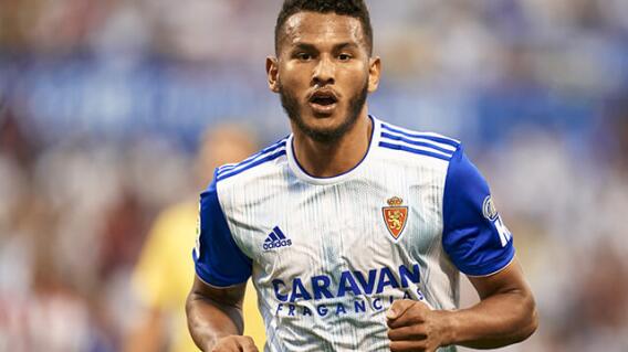 El jugador colombiano Luis Javier Suárez del Real Zaragoza. El jugador colombiano Luis Javier Suárez del Real Zaragoza.