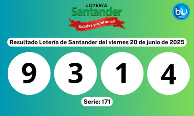 Premio mayor de la Lotería de Santander - 20 de junio.png Premio mayor de la Lotería de Santander - 20 de junio.png