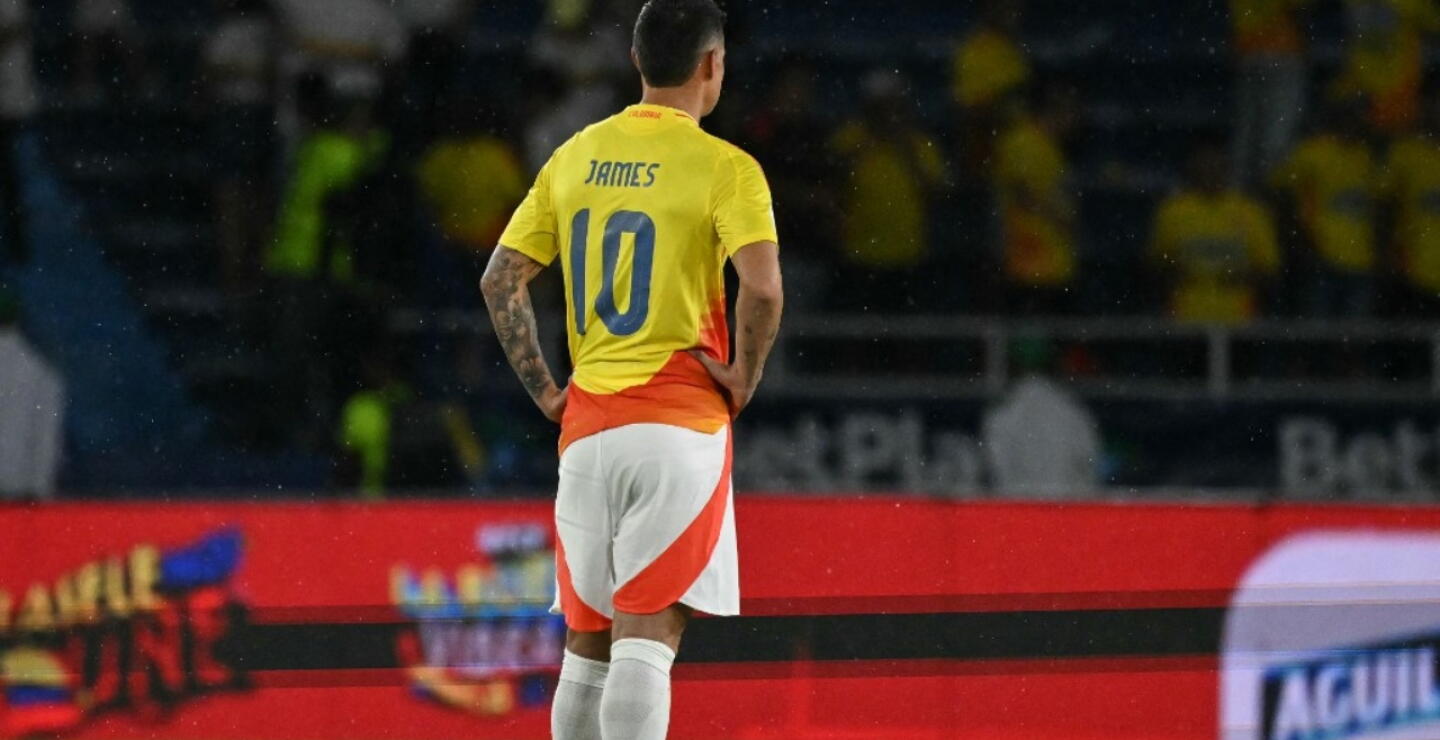 James Rodríguez, capitán y figura de la Selección Colombia. 