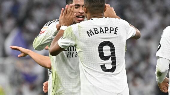 Jude Bellingham y Kylian Mbappé, con el Real Madrid. Jude Bellingham y Kylian Mbappé, con el Real Madrid.