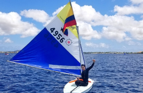 344497_Simón Gómez Ortíz, campeón mundial juvenil de Vela Sunfish 2019 / Foto: Comité Olímpico