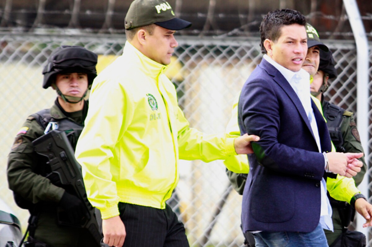 Camilo Torres, alias 'Fritanga', poco antes de ser extraditado. Foto: Colprensa.