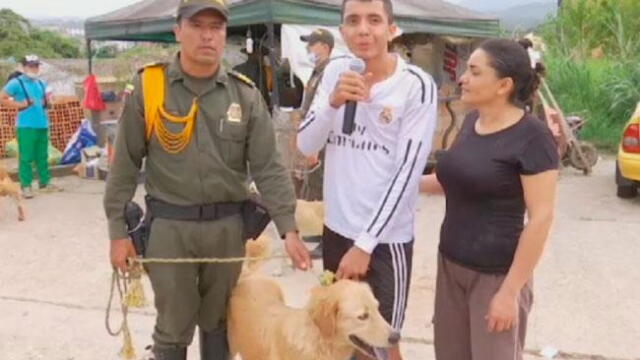 Nerón, el perrito que se reencontró con sus dueños tras avalancha en Mocoa 