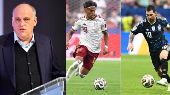 Javier Tebas, presidente de la Liga de España. 