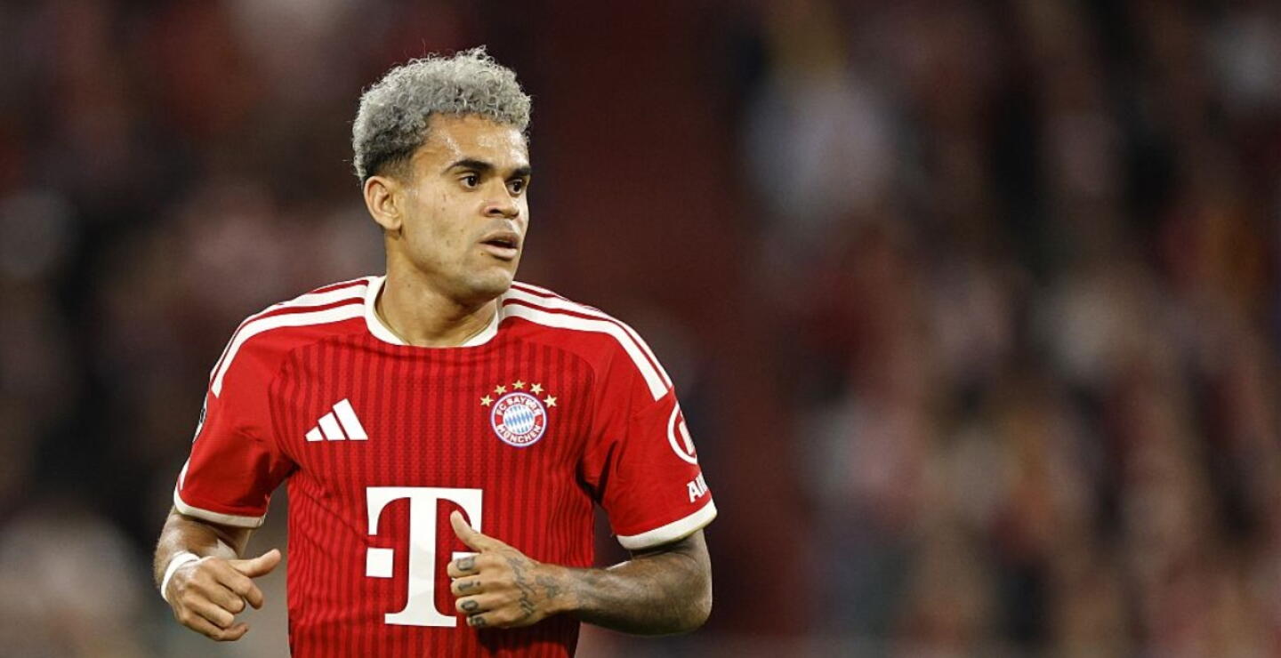 Luis Díaz en un partido de la Bundesliga con Bayern Múnich. 