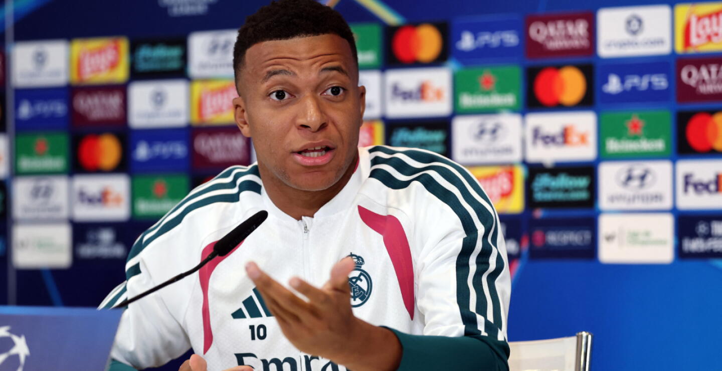Kylian Mbappé, delantero del Real Madrid.