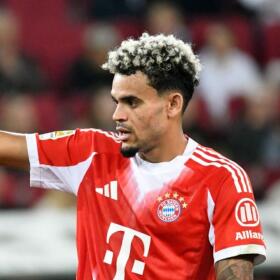 Luis Díaz, jugador colombiano que milita en el Bayern Múnich. 