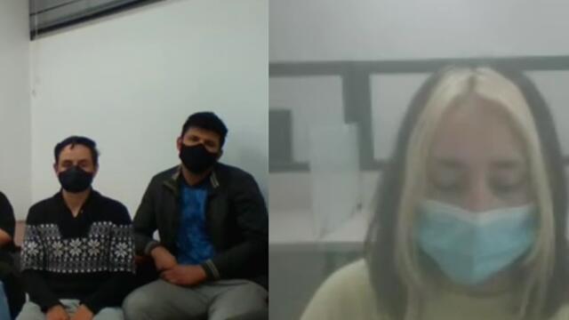 Duro regaño a supuestos integrantes de la primera línea capturados y enviados a la cárcel