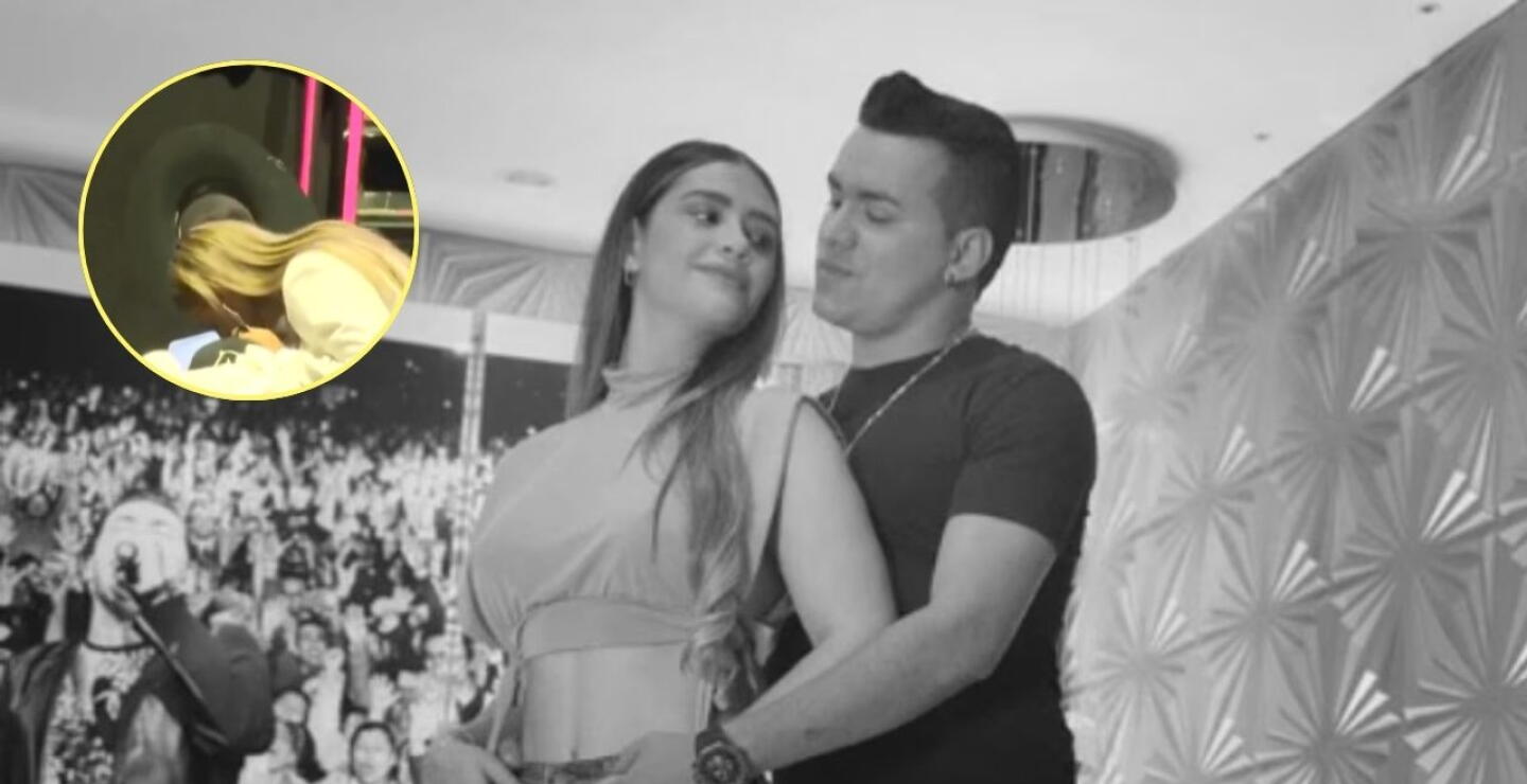 Emotivo video de la esposa de Yeison Jiménez besando el ataúd en pleno homenaje