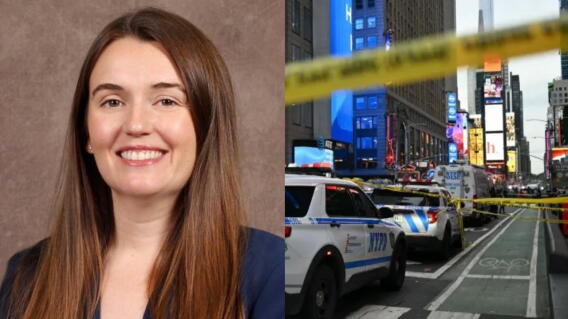 Confirman que víctima de ataque con cuchillo en el Times Square era funcionaria de Bank of America