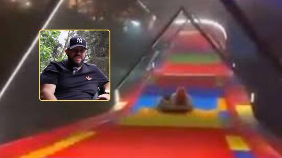 Tobogán extremo donde perdió la vida Camila García