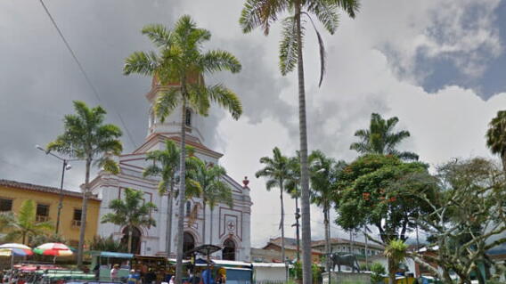Parque principal de Ituango, Antioquia / Google Maps.