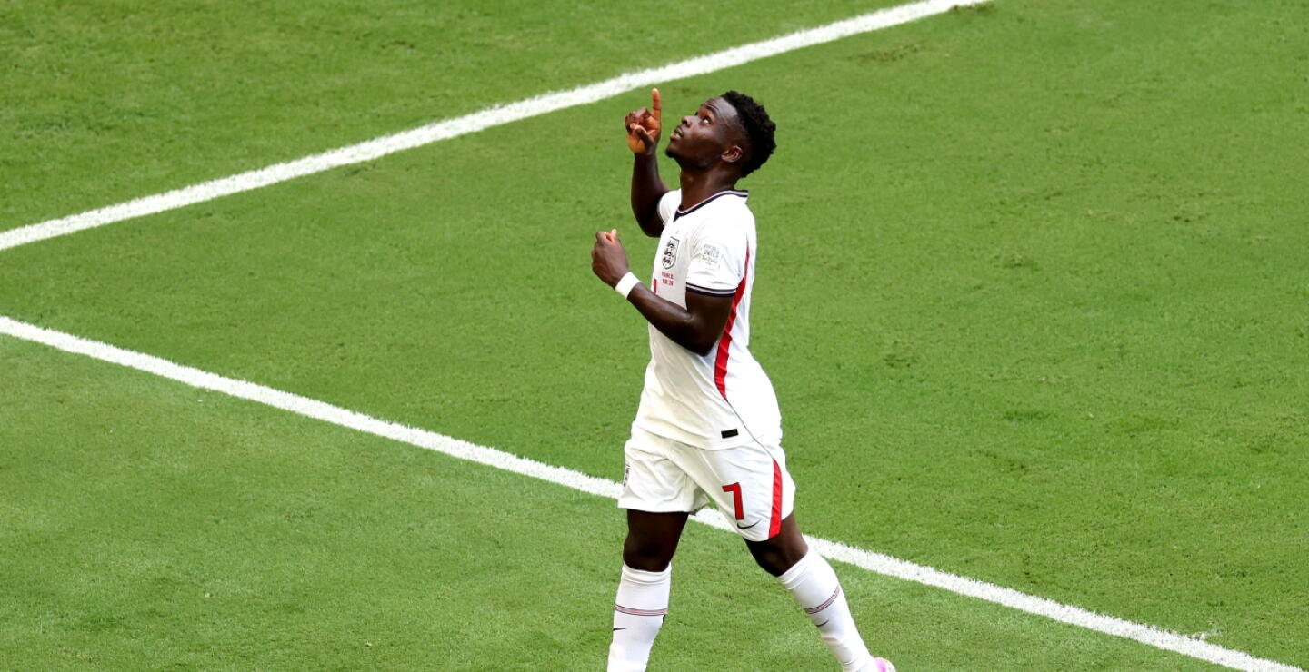 Bukayo Saka marcó tres goles para Inglaterra en el duelo contra Francia en el Mundial 2026.